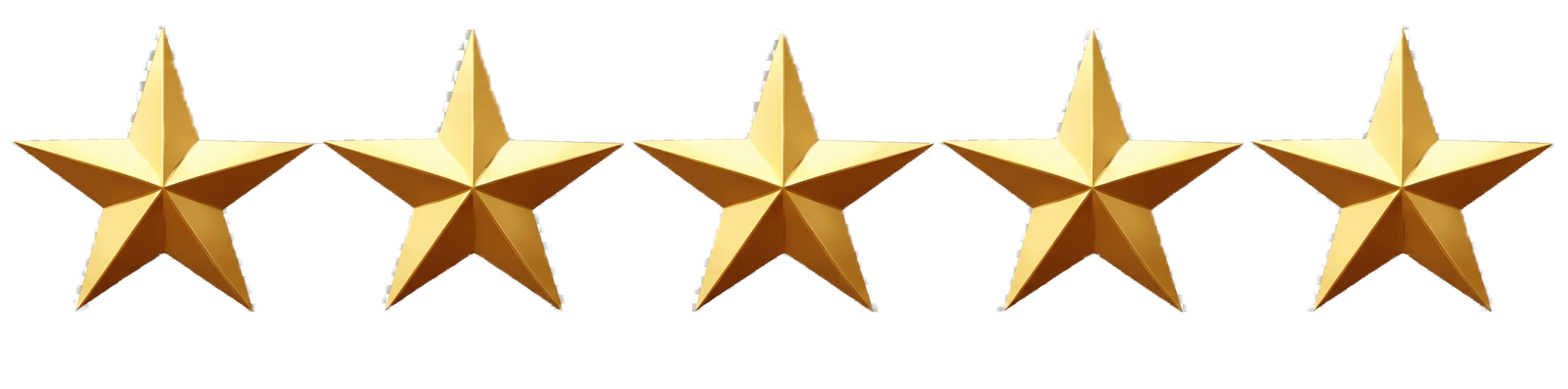 5 estrelas douradas